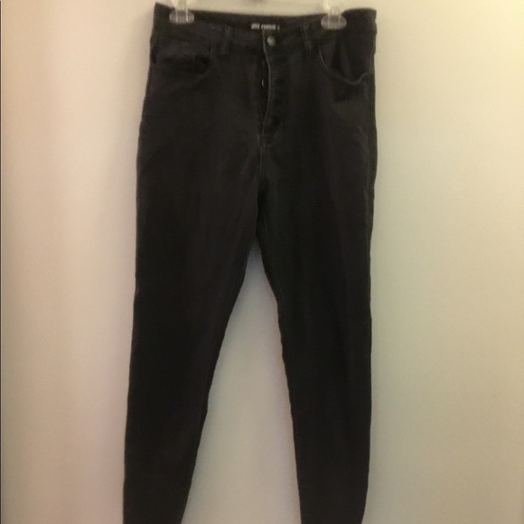Sold LOVE Revival Black Jeans button fly size 13 - Picture 2 of 9